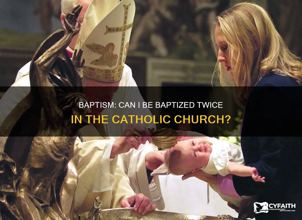 should i get baptized again catholic