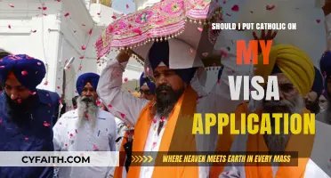 Visa Applications: Catholic Denomination Disclosure