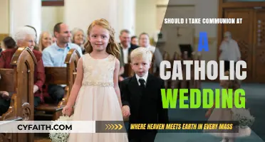 Communion at Catholic Weddings: Who Can Participate?