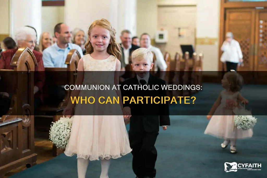 should i take communion at a catholic wedding