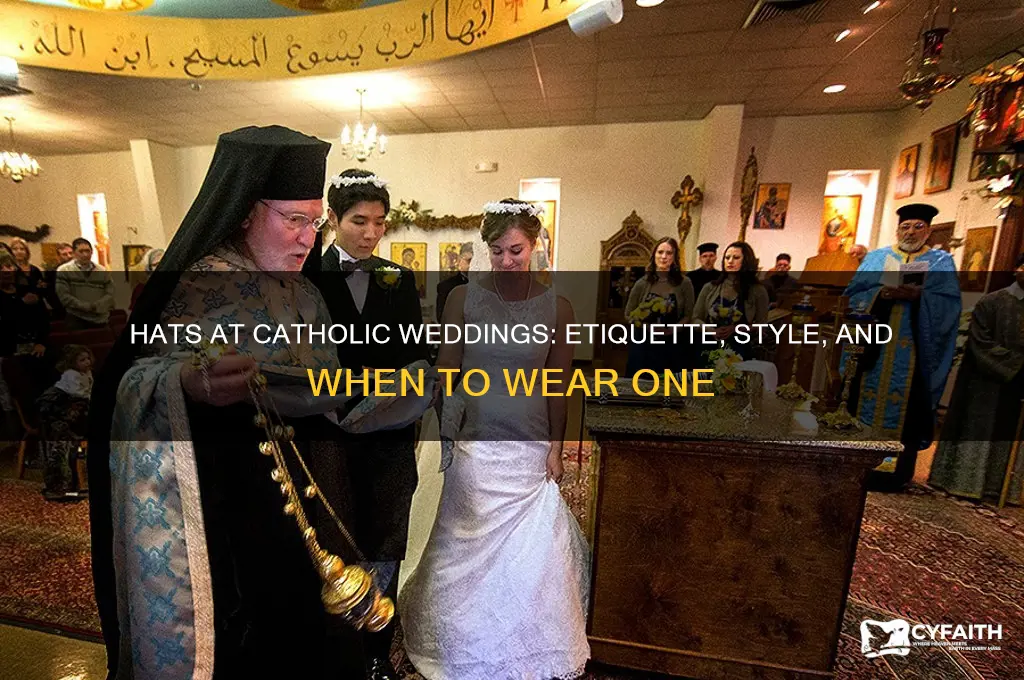 should i wear a hat to a catholic wedding