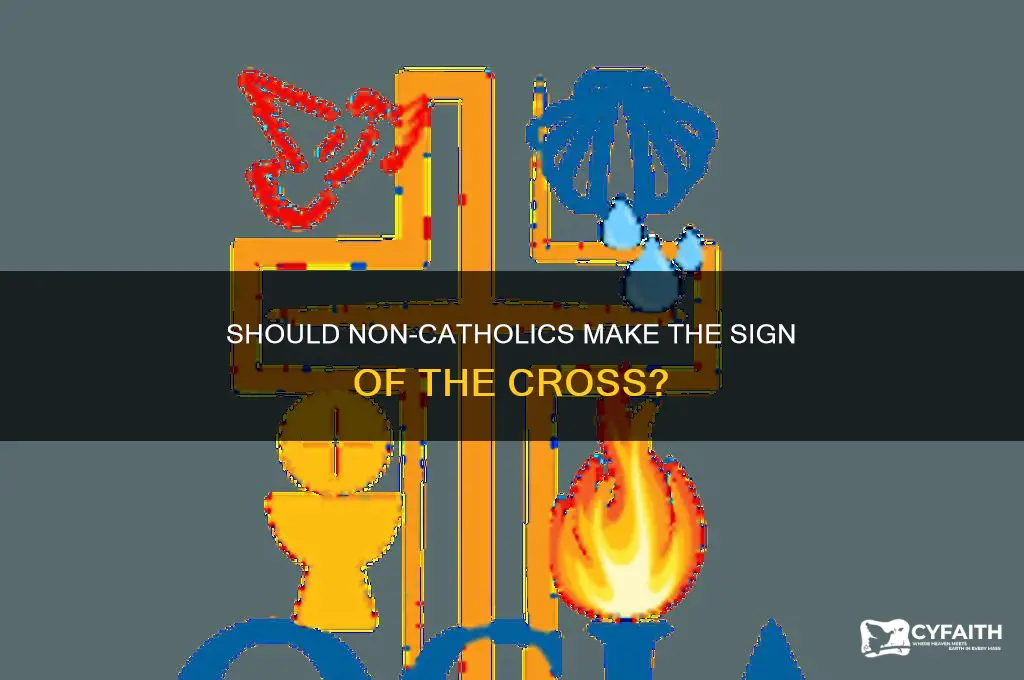should non catholics make the sign of the cross