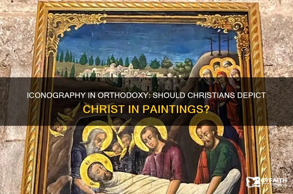 should orthodox christian have paintings with christ