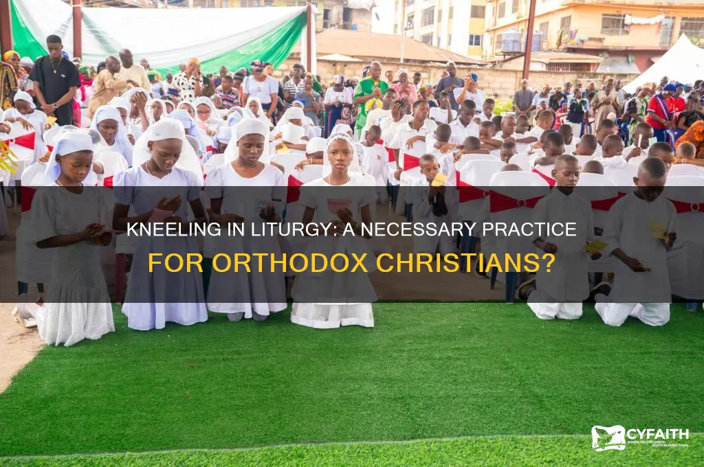 should orthodox christians kneel during liturgy