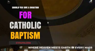 Donations for Catholic Baptism: Are They Necessary?