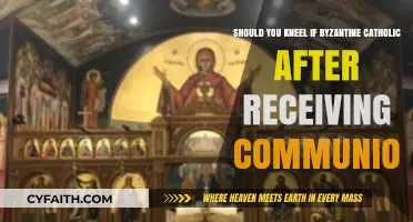Byzantine Catholic Post-Communion Etiquette: To Kneel or Not?