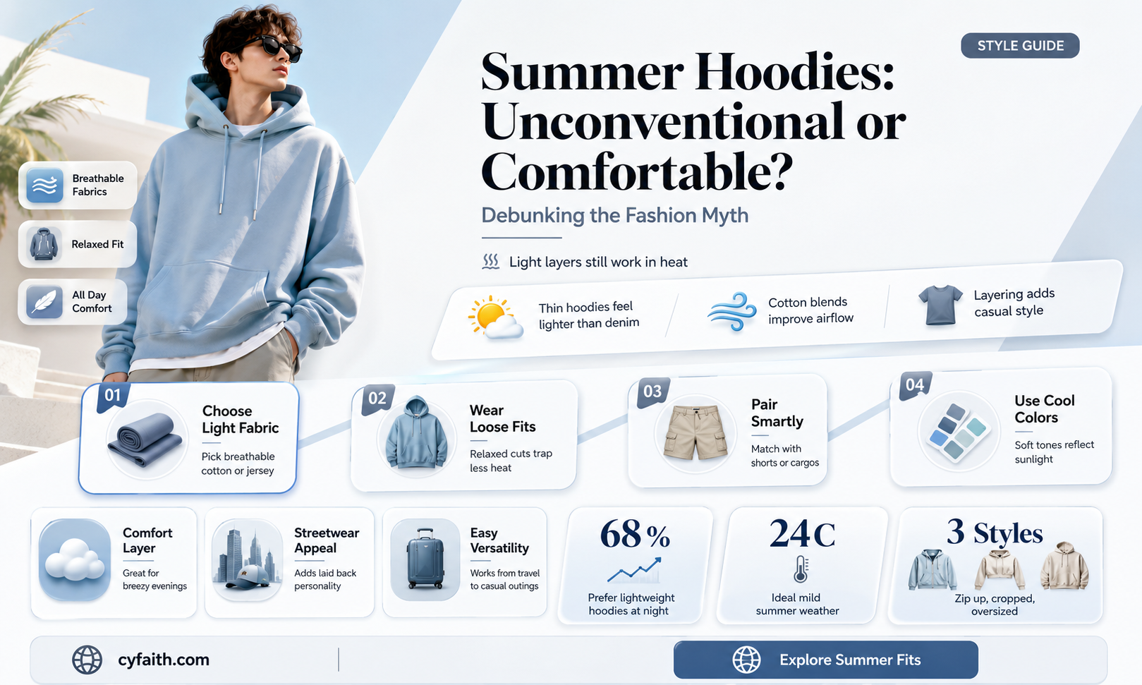 are hoodies in summer non orthodox