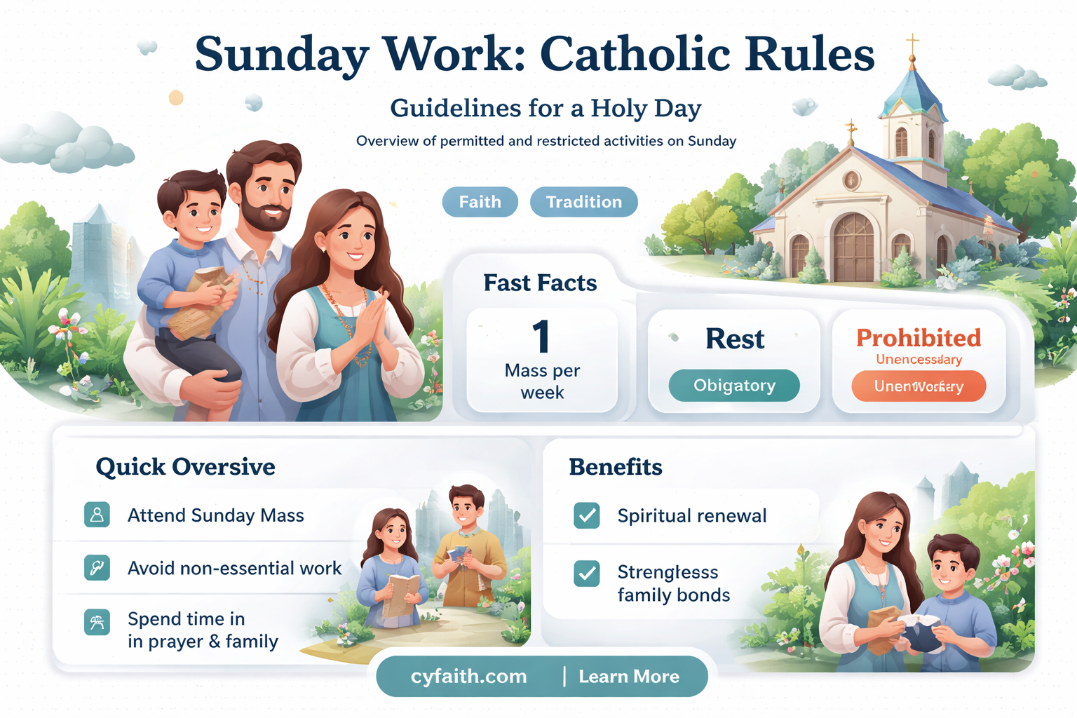 are catholics allowed to work on sunday
