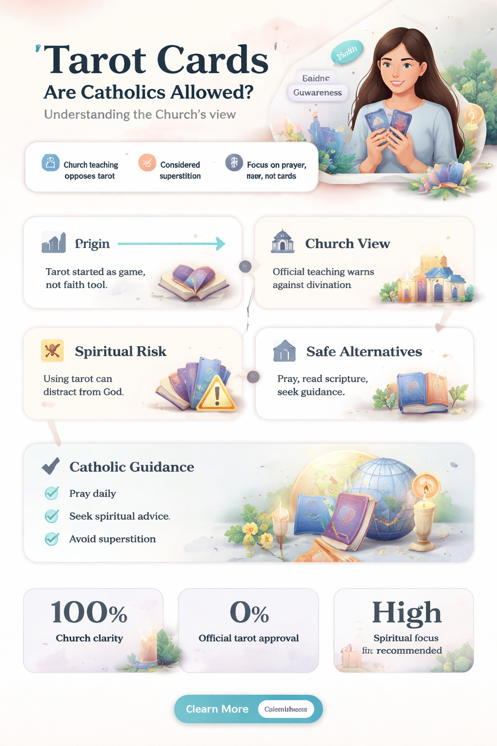 are catholics banned from tarrot cards
