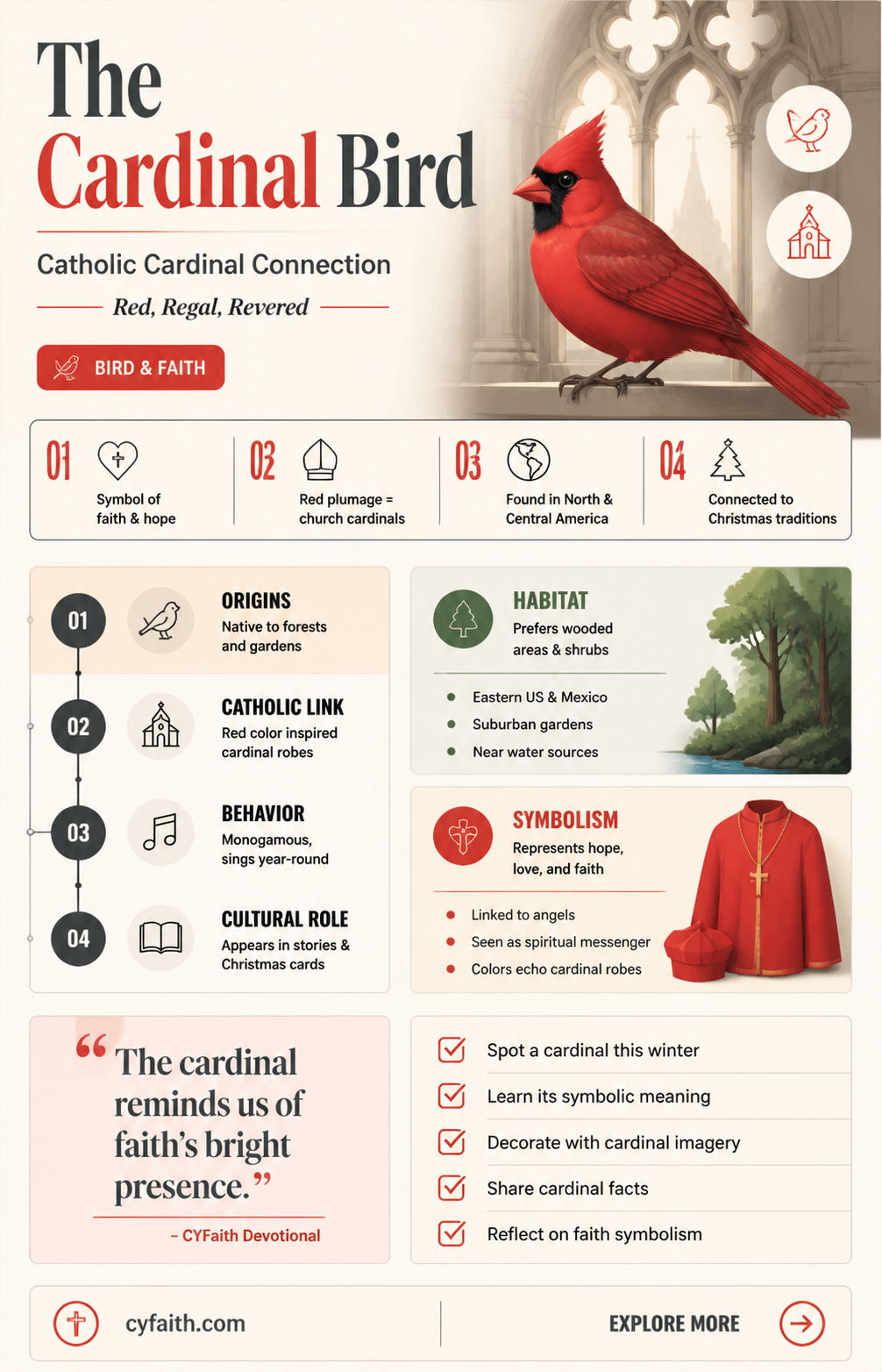 are cardinal birds named after catholic cardinals
