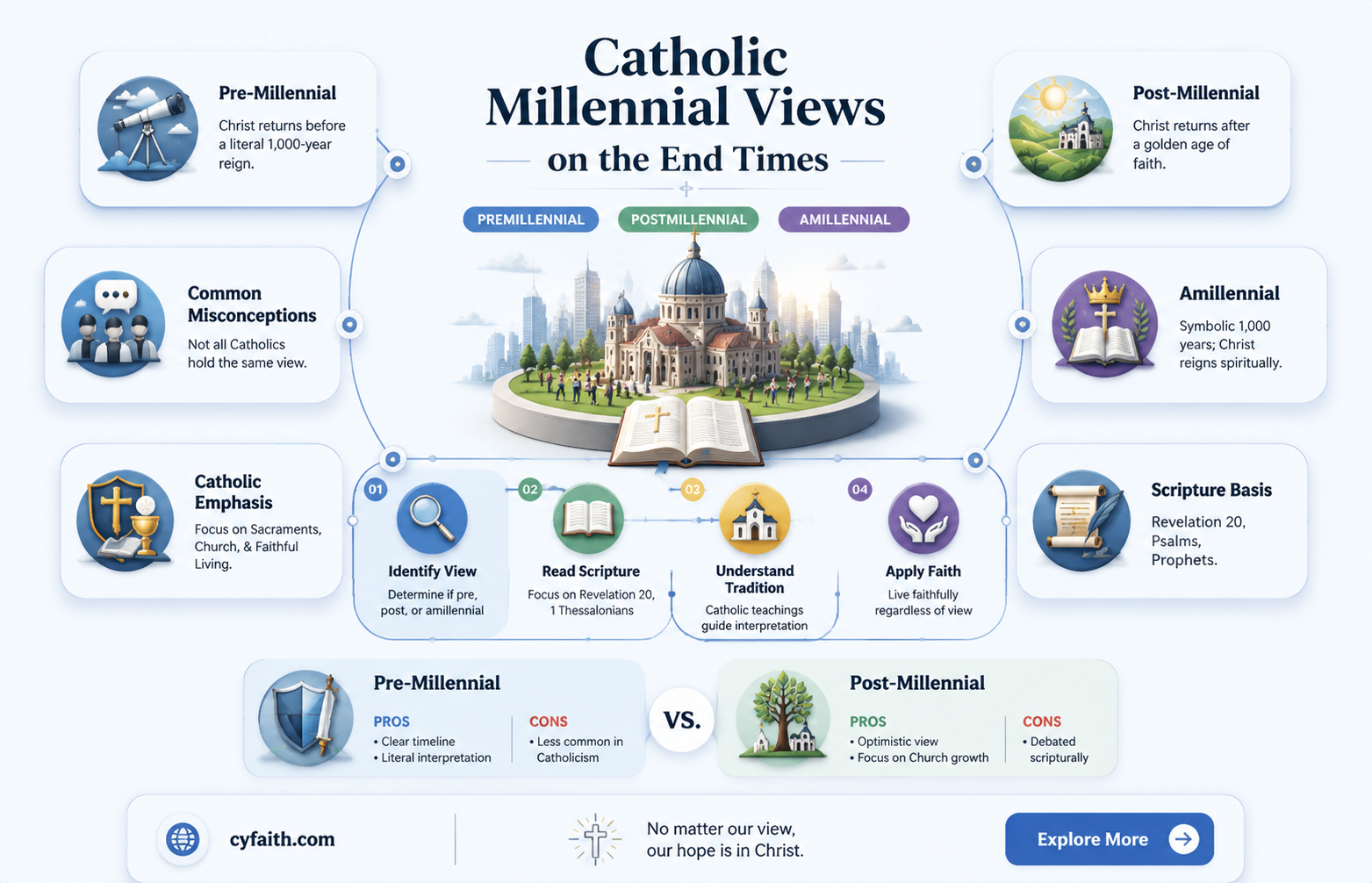 are catholics post-millenial or amillenial