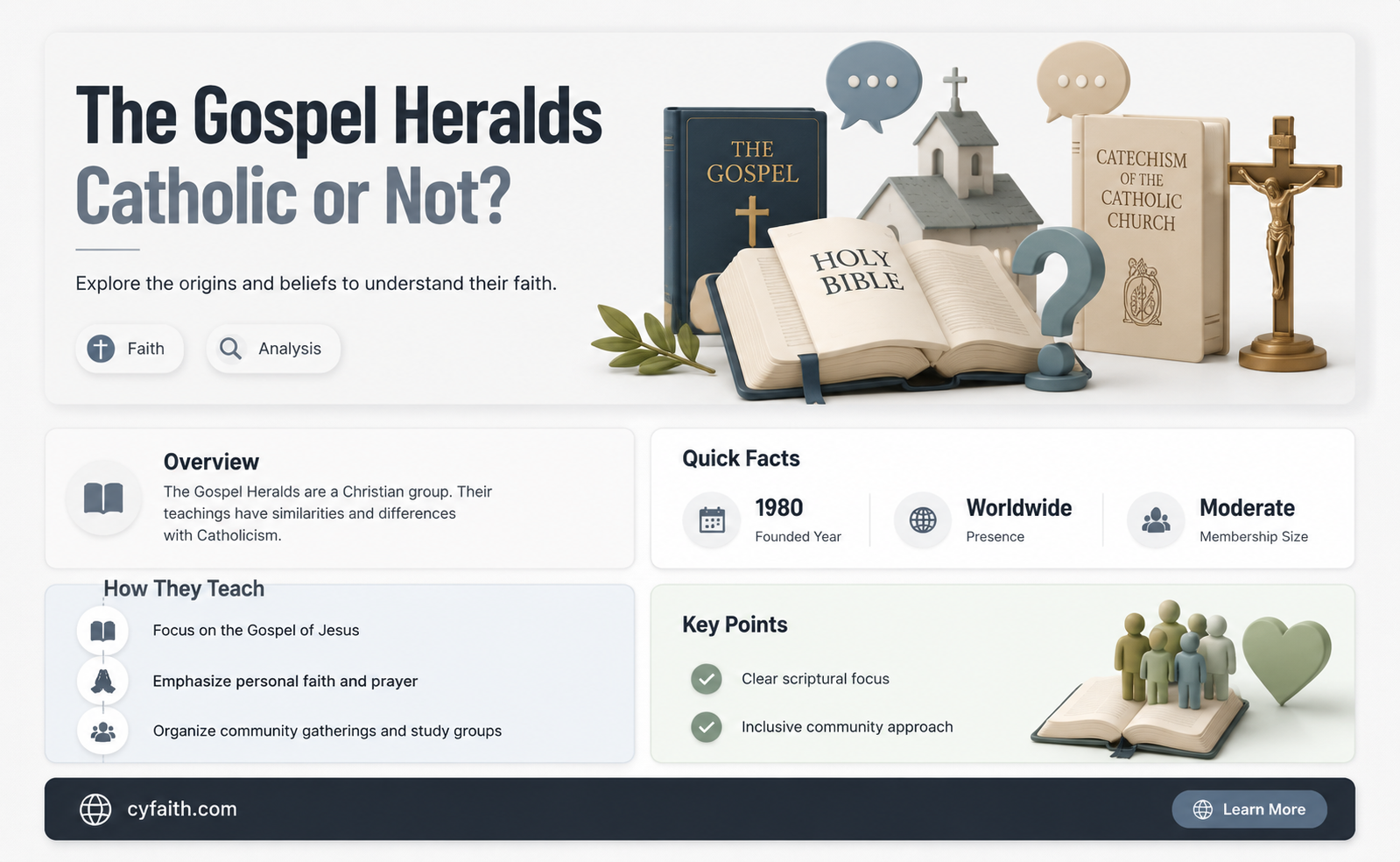 are heralds of the gospel catholic