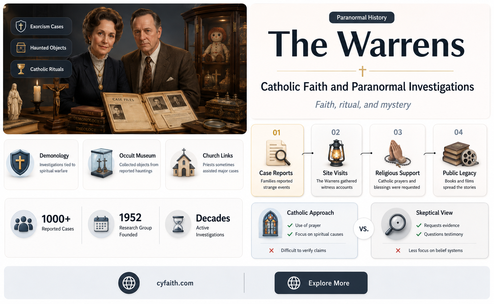 are ed and lorraine warren catholic