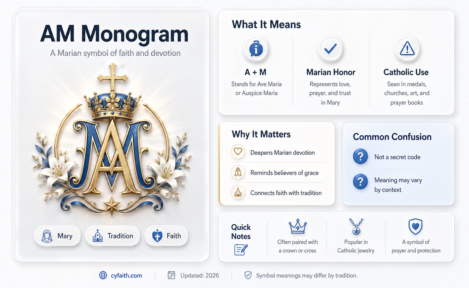 am monogram catholic ma