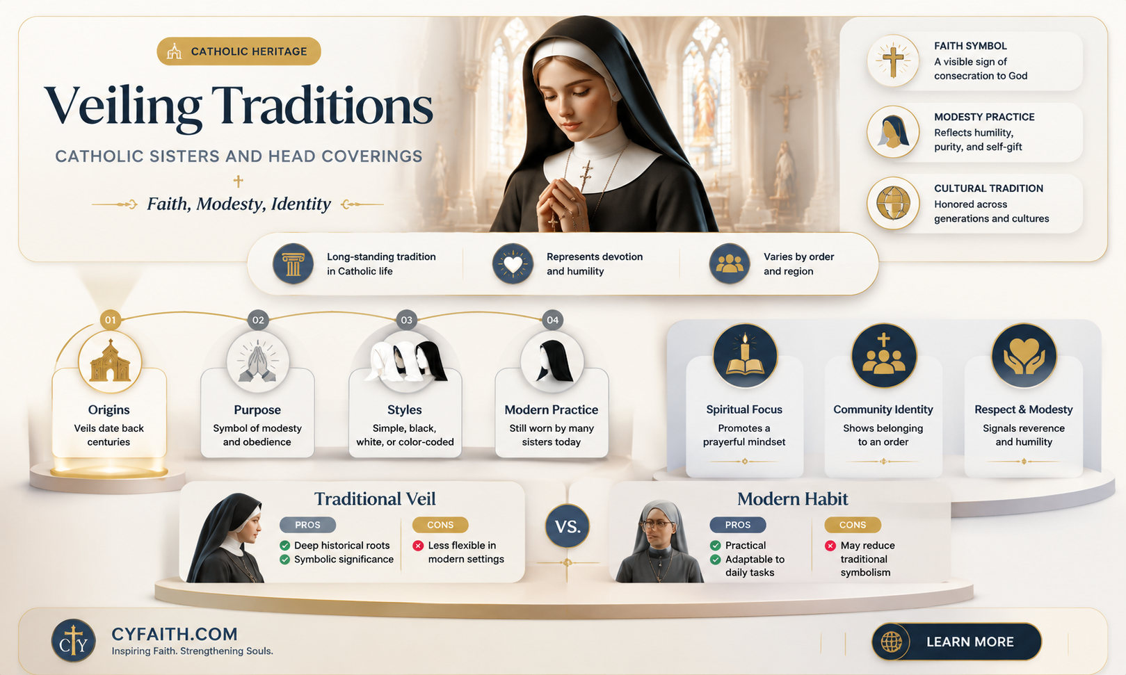 are catholic sisters required to cover heads