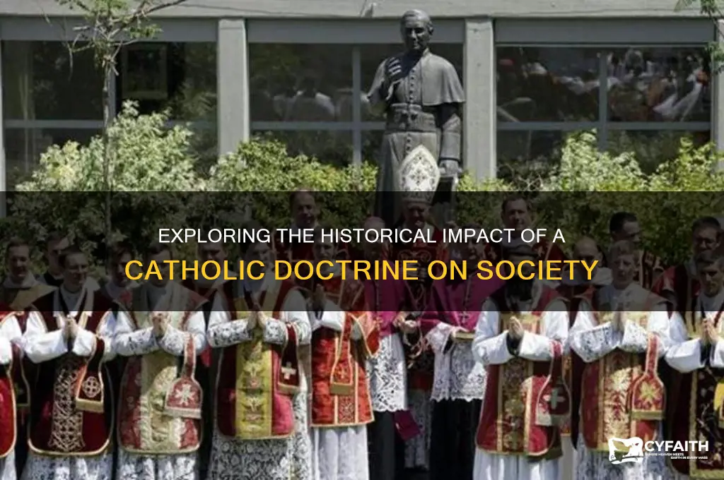 was a catholic doctrine