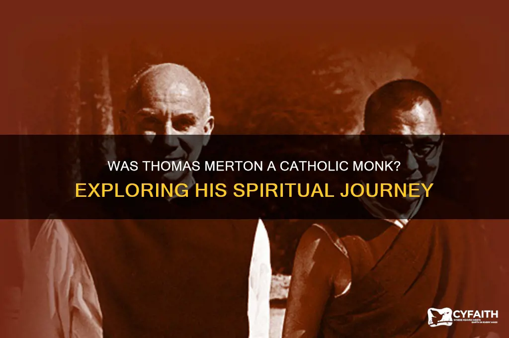 was a merton catholic monk