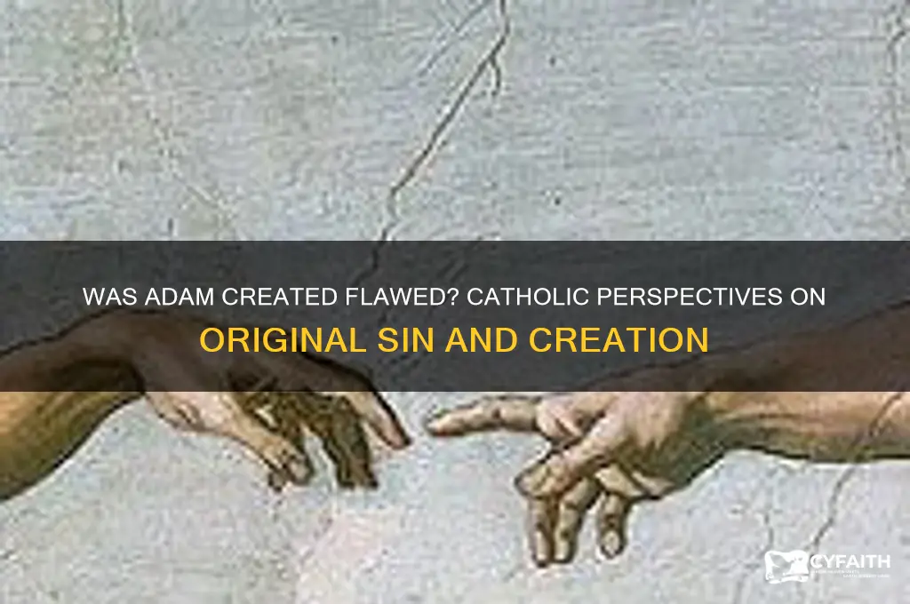 was adam created bad catholic