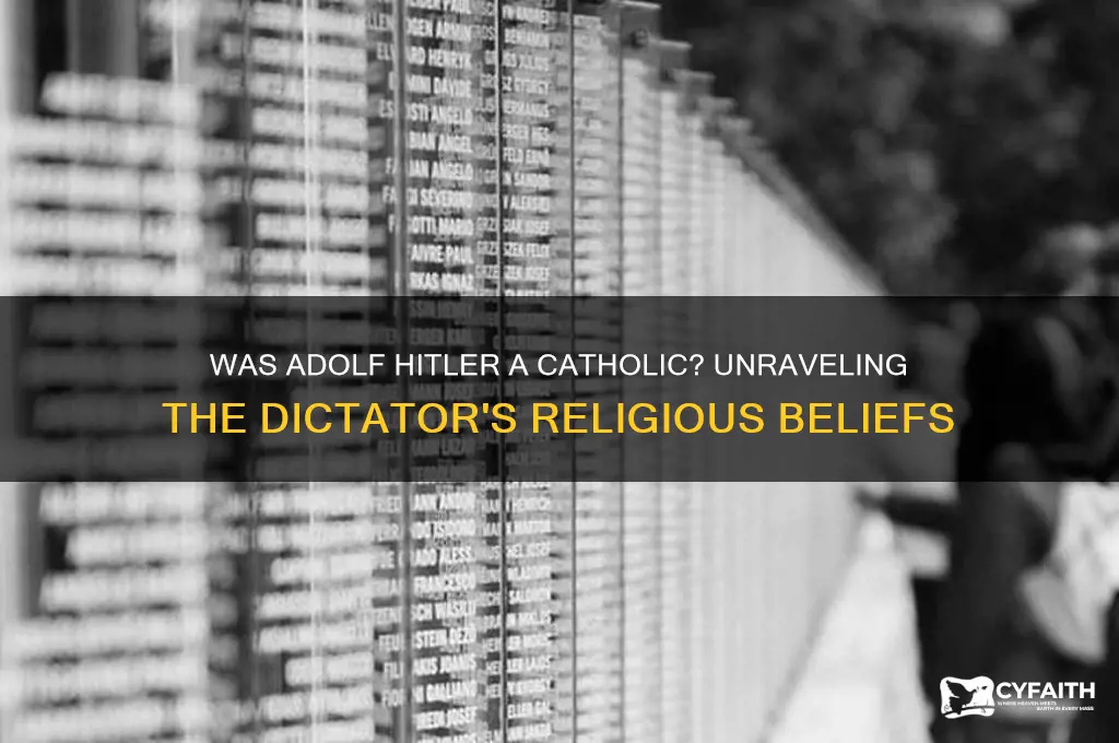 was adolf hitlet a catholic