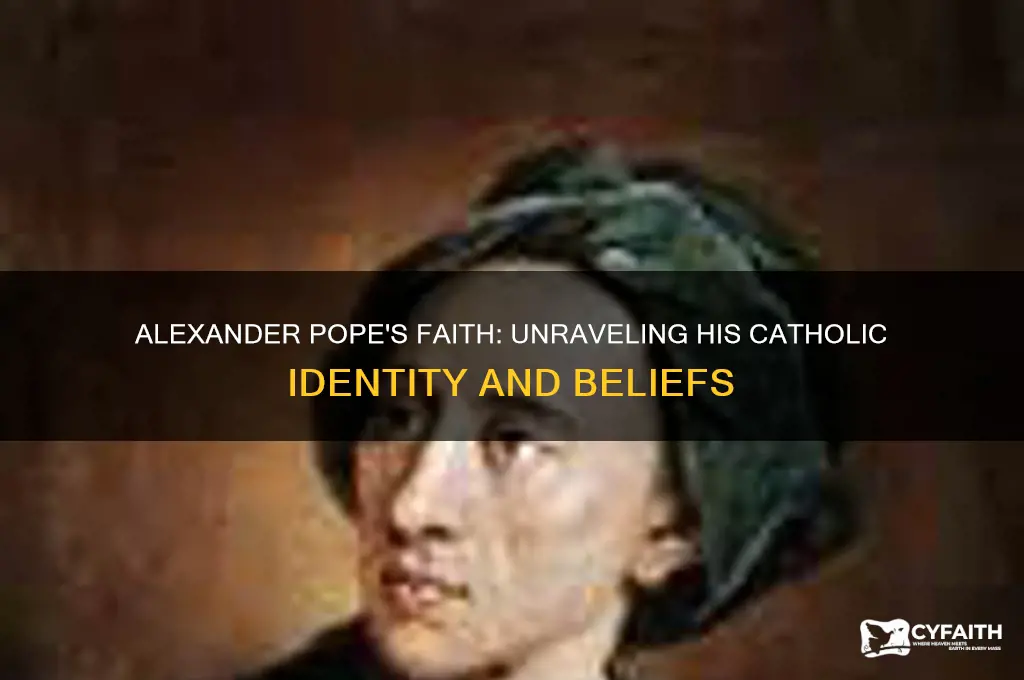 was alexander pope a catholic