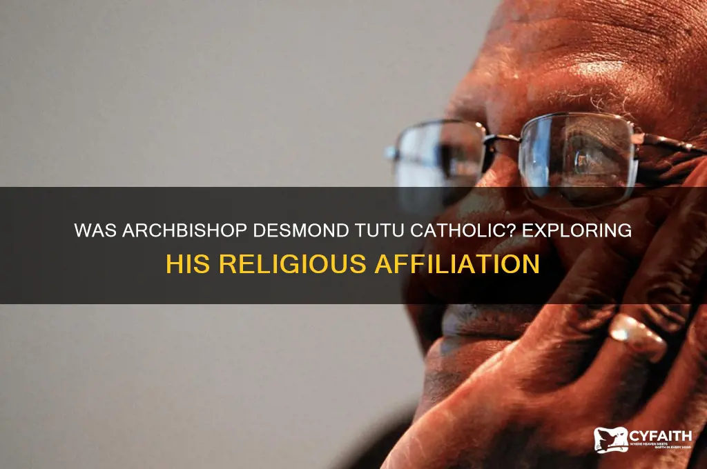 was archbishop desmond tutu catholic