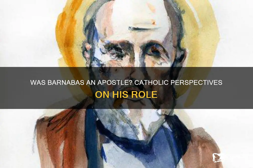 was barnabas an apostle catholic