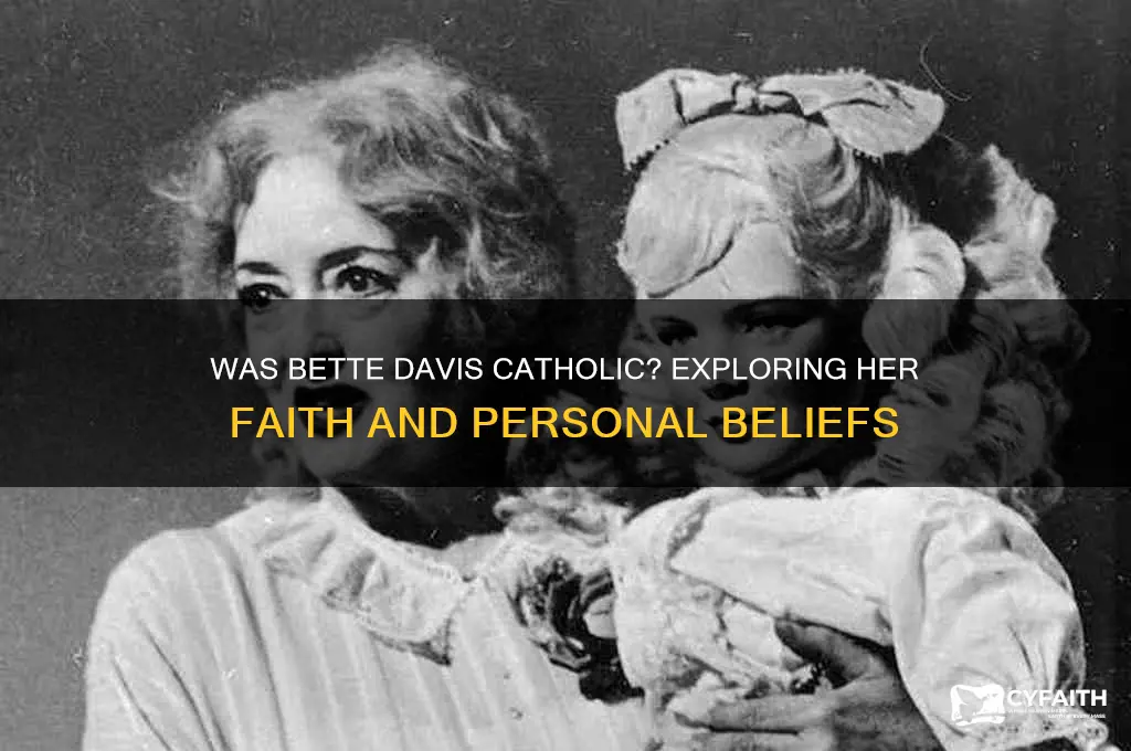 was bette davis catholic
