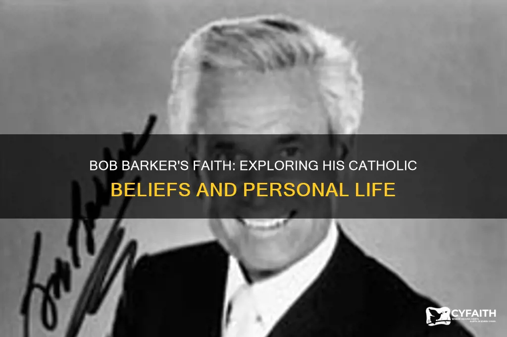was bob barker catholic