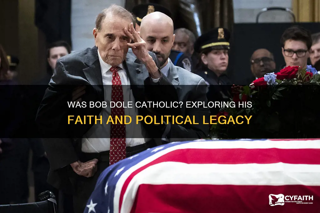was bob dole a catholic