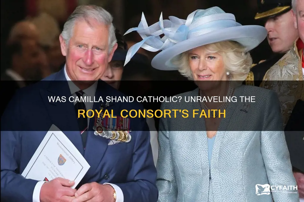 was camilla shand a catholic