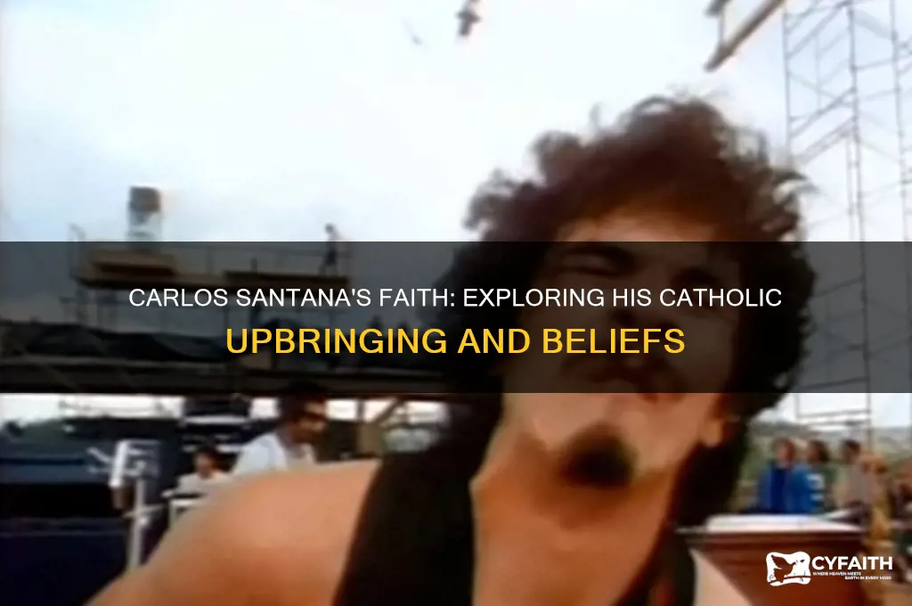 was carlos santana catholic
