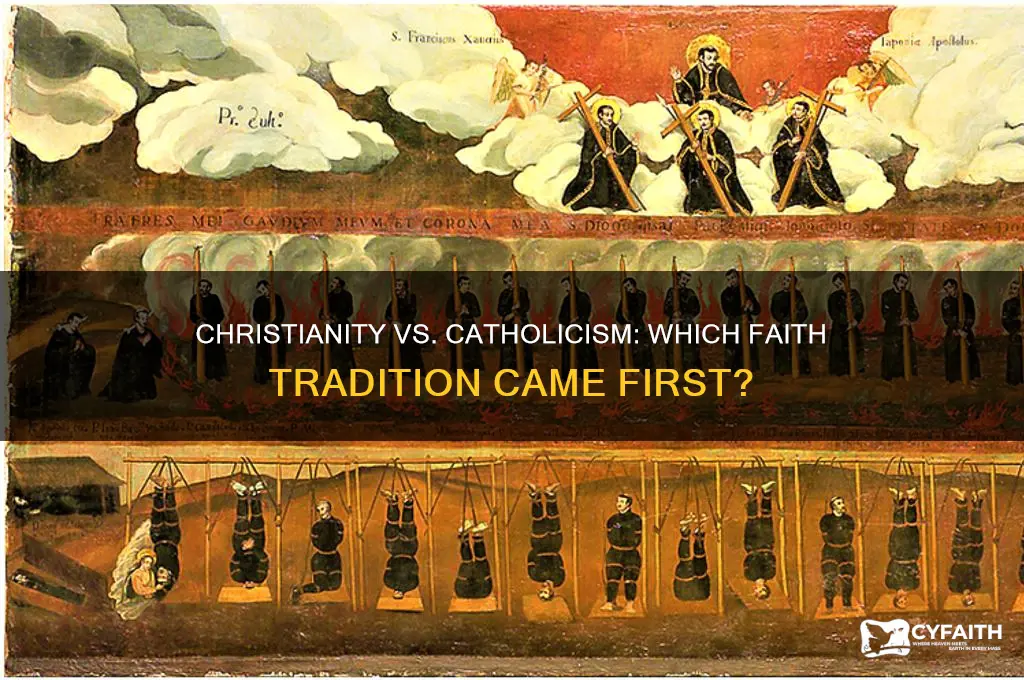 was catholic or christianity first