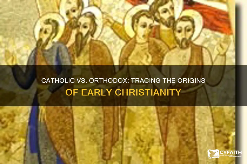 was catholic or orthodox first