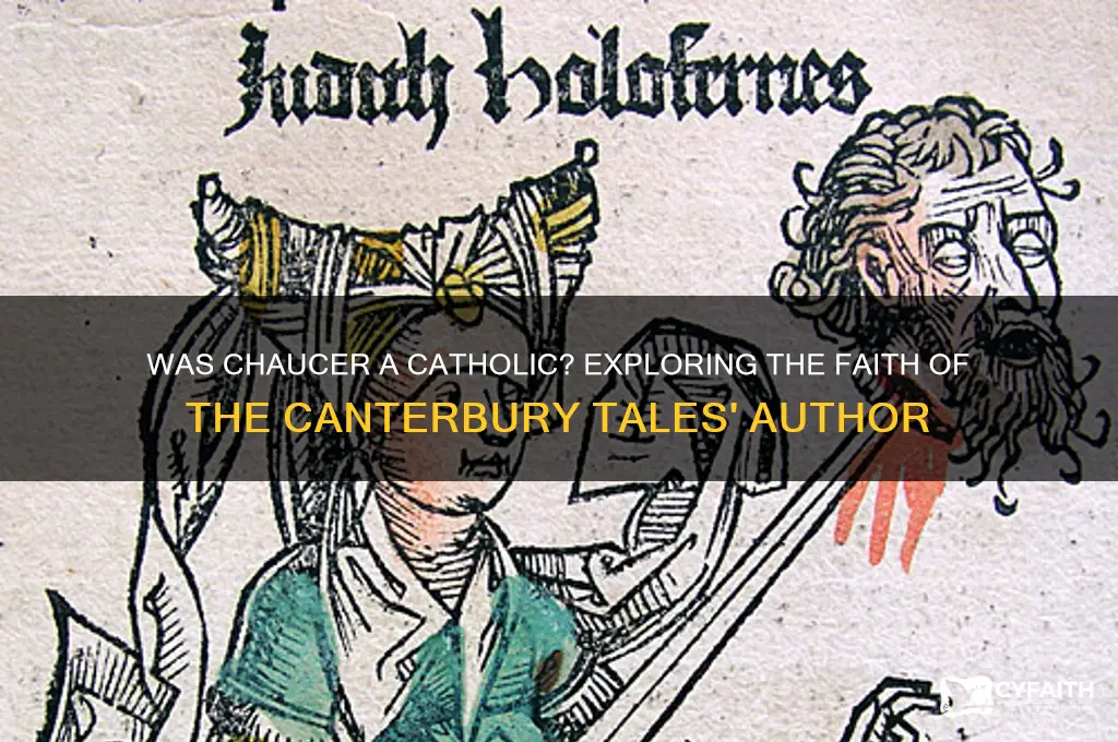 was chaucer a catholic
