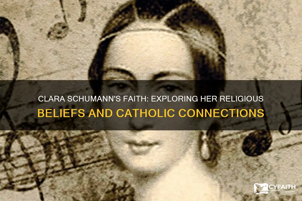 was clara schumann catholic