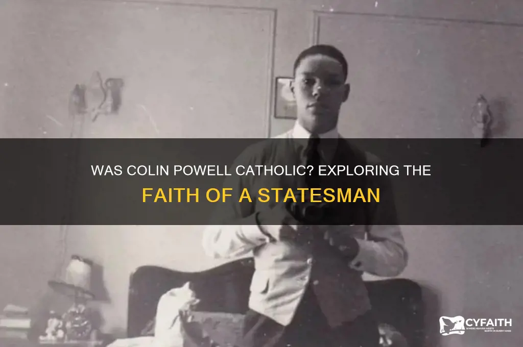 was colon powell catholic