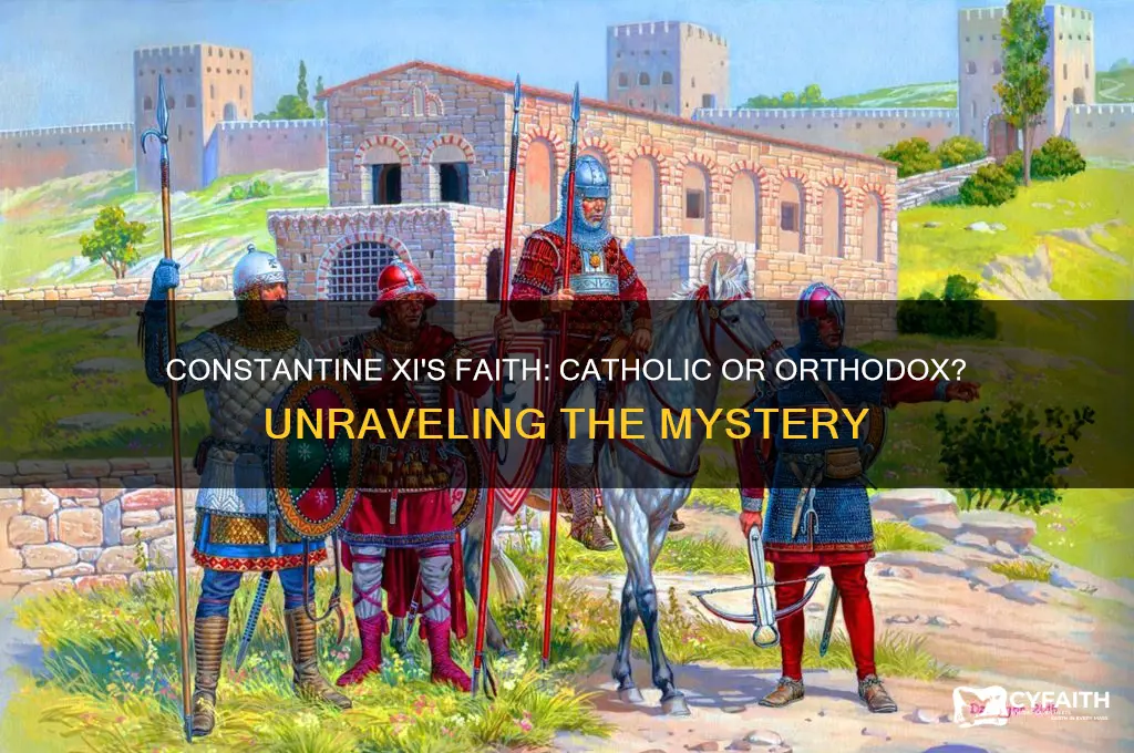 was constantine xi catholic