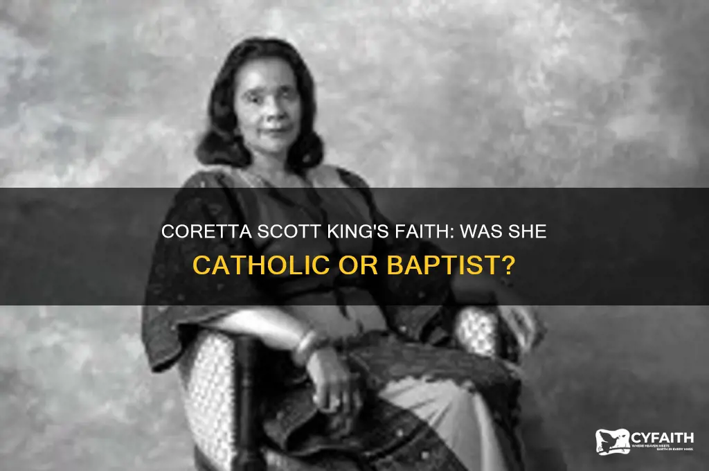 was coretta scott king catholic