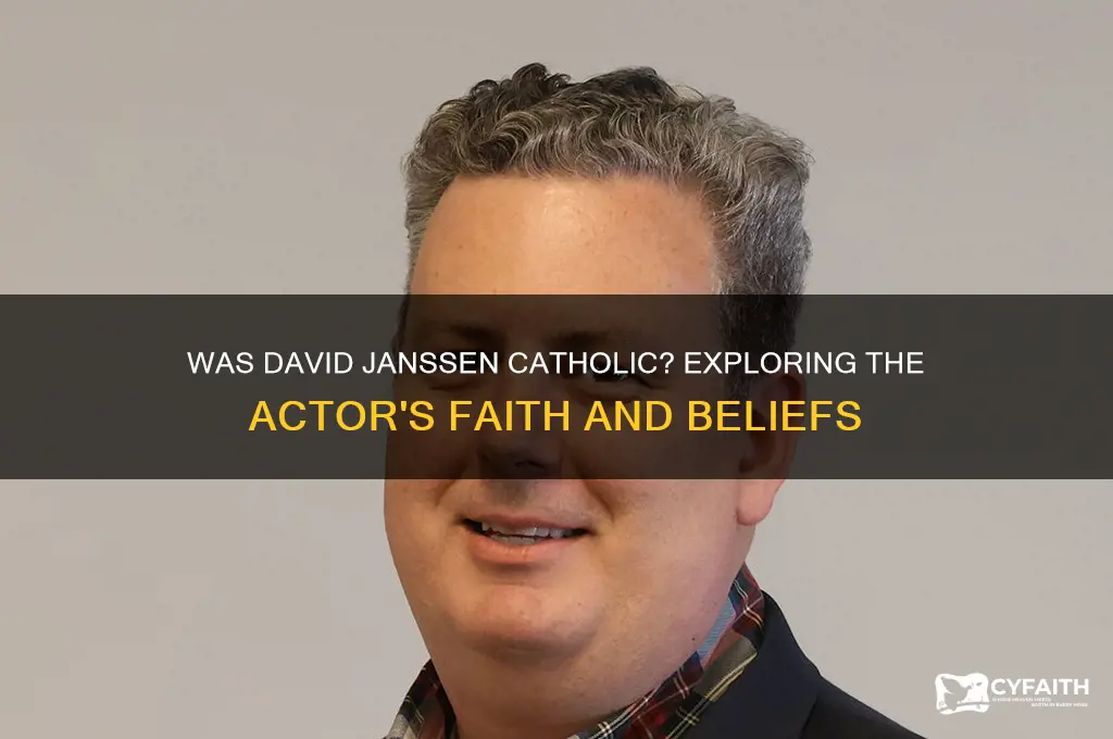 was david janssen catholic