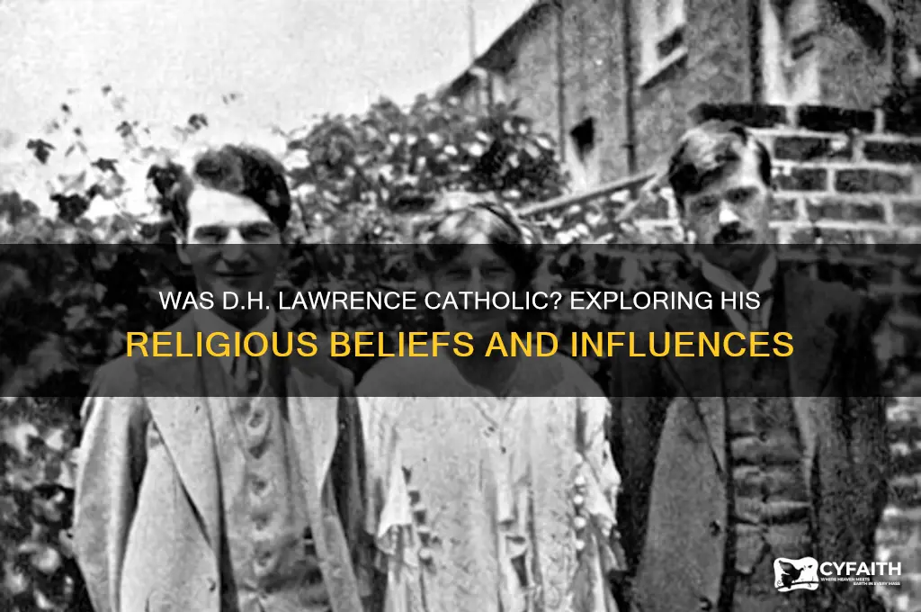 was dh lawrence catholic