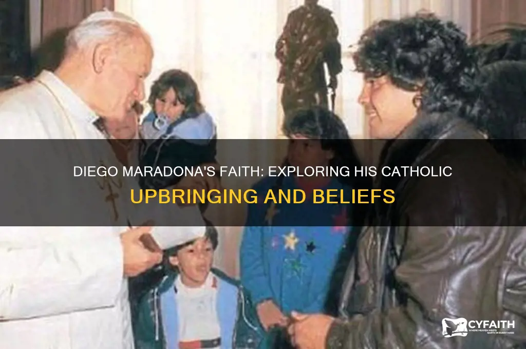 was diego maradona catholic