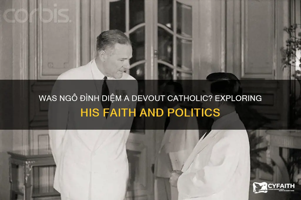 was diem a catholic