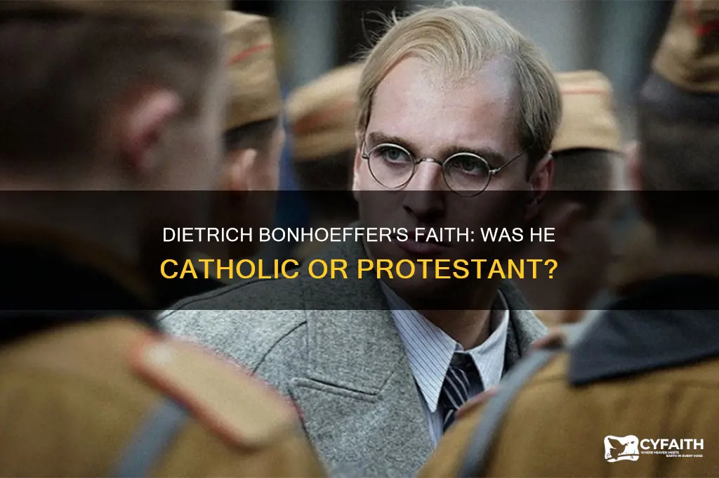 was dietrich bonhoeffer catholic