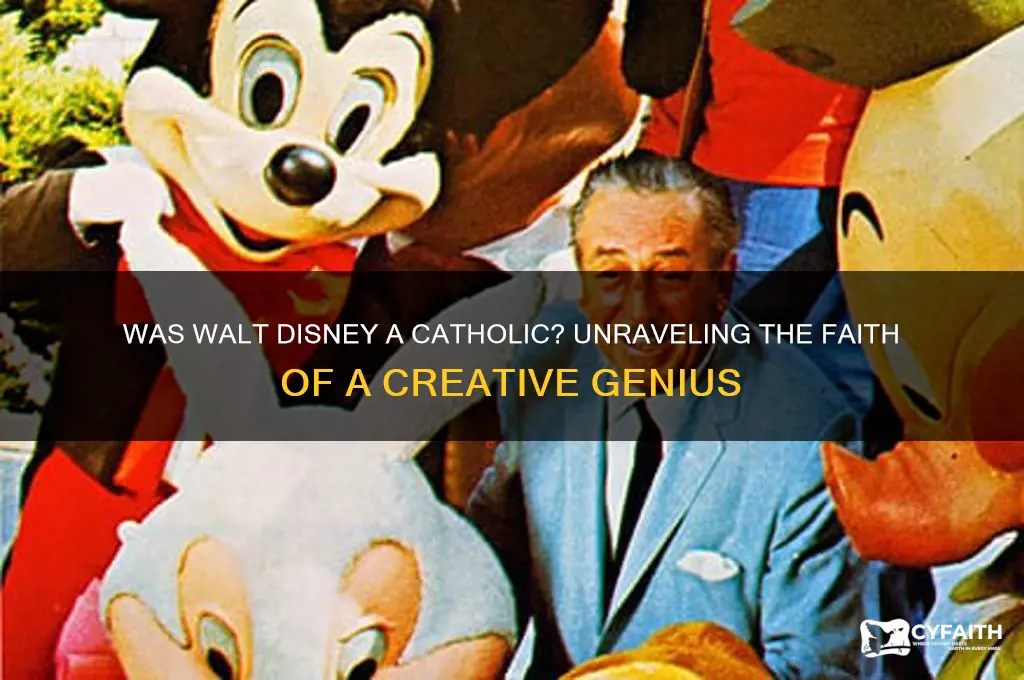 was disney a catholic