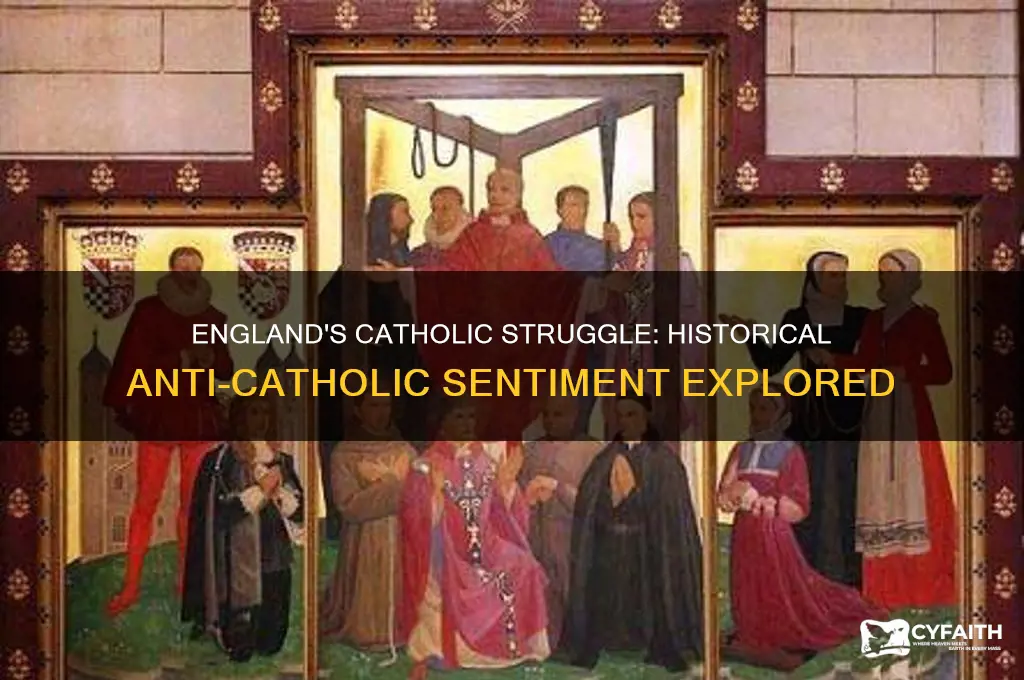 was england always against catholics