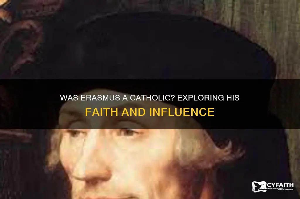 was erasmus a catholic