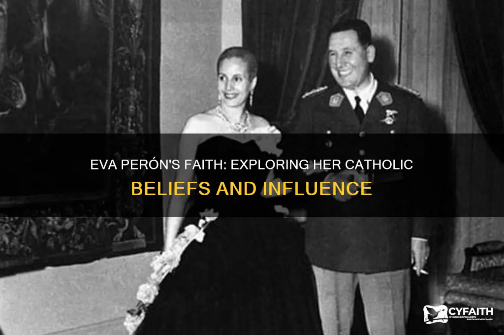 was eva peron catholic