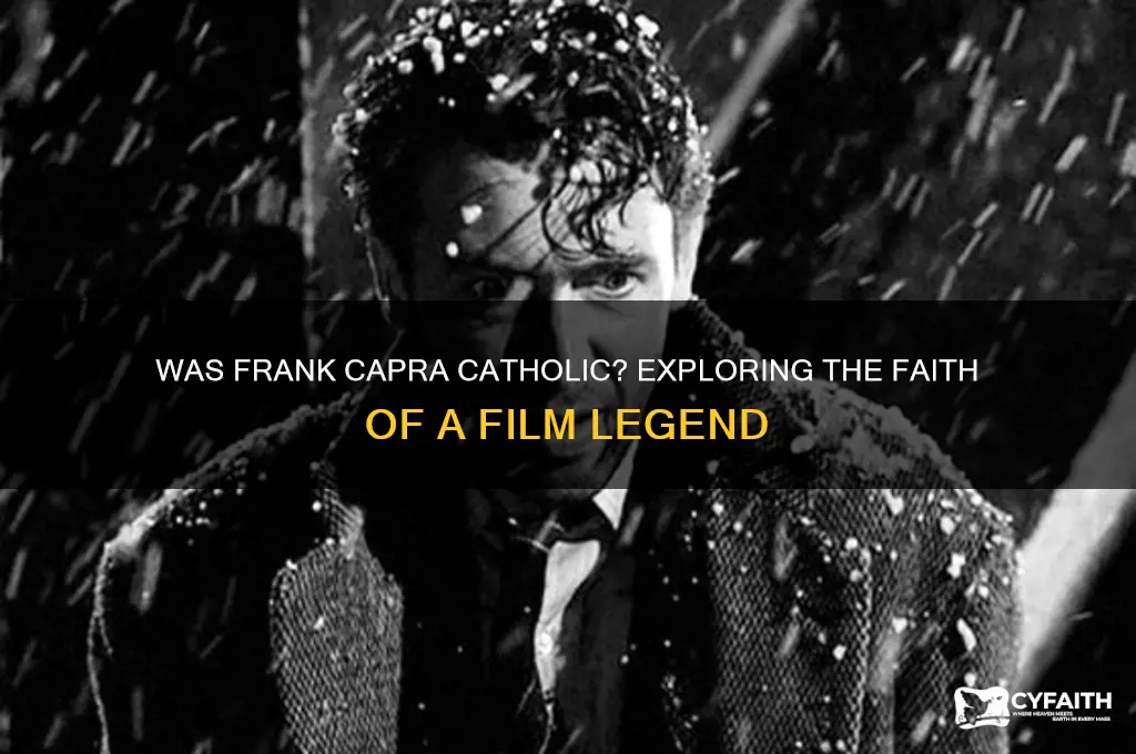was frank capra catholic