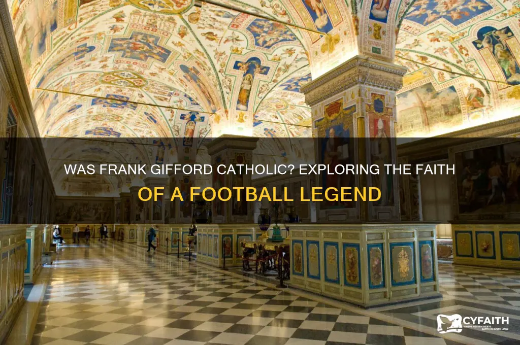 was frank gifford catholic