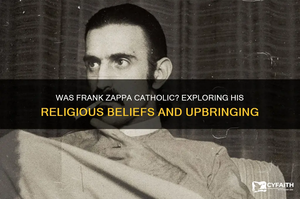 was frank zappa catholic